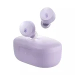 Baseus Bowie E18 In-ear Bluetooth Handsfree Ακουστικά με Αντοχή στον Ιδρώτα και Θήκη Φόρτισης Μωβ