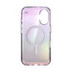 Speck Presidio2 Lux Magsafe Iphone 16 Case Amazing Purple Clear