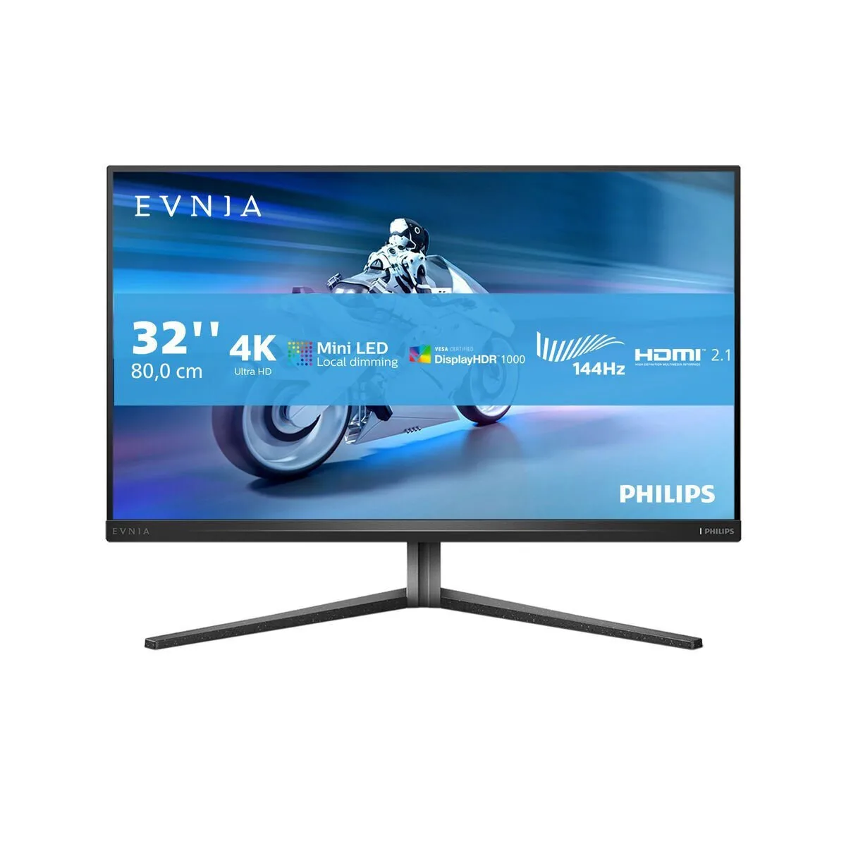 Philips Evnia 32M2N6800M IPS HDR Gaming Monitor 31.5" 4K 3840x2160 144Hz με Χρόνο Απόκρισης 1ms GTG - Image 1