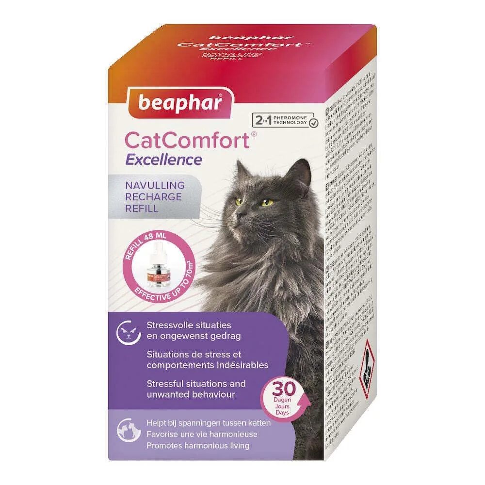 Beaphar Catcomfort Excellence Refill Refill Diffuser Pheromones Cats 48 Ml - Image 1
