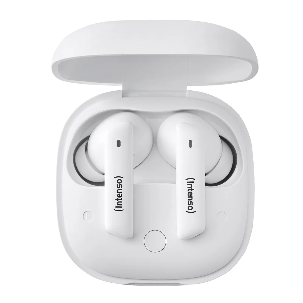 Intenso T502HAE In-ear Bluetooth Handsfree Ακουστικά με Θήκη Φόρτισης Λευκά - Image 1