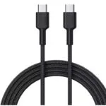 Aukey USB 2.0 Cable USB-C male - USB-C 60W Μαύρο 0.9m (CB-CD45)