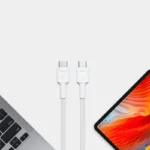 Green Cell Powerstream Braided USB 3.2 Cable USB-C male - USB-C 60W Λευκό 0.3m