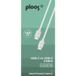 Cellular Line PL Cavo USB 2.0 Cable USB-C male - USB-C male Λευκό 1m (ACCSMCLL0005)