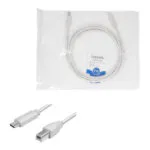 LogiLink USB 2.0 Cable USB-C male - USB-B Λευκό 2m CU0161