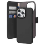 Puro Wallet Πλαστικό Μαύρο (iPhone 15 Pro) PUIPC15P61BOOKC3BLK