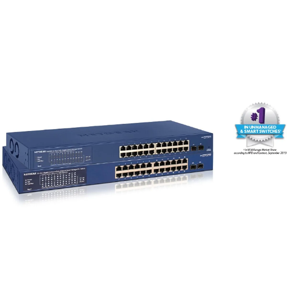 NetGear GS724TPP Unmanaged Switch με 24 Θύρες Gigabit (1Gbps) Ethernet και 2 SFP Θύρες - Image 1