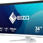 Eizo FlexScan EV3450XC-WT Ultrawide HDR Curved Monitor 34.1" QHD 3440x1440