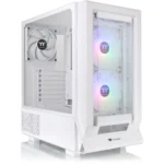 Thermaltake Ceres 350 MX Gaming Midi Tower Κουτί Υπολογιστή με Πλαϊνό Παράθυρο και RGB Φωτισμό Snow White