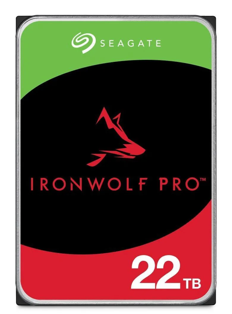 Seagate IronWolf Pro 22TB HDD Σκληρός Δίσκος 3.5" SATA III 7200rpm με 512MB Cache για Desktop ST22000NT001 - Image 1