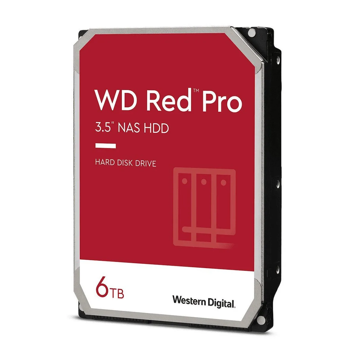 Western Digital Red Pro 6TB HDD Σκληρός Δίσκος 3.5" SATA III 7200rpm με 256MB Cache για NAS WD6005FFBX - Image 1