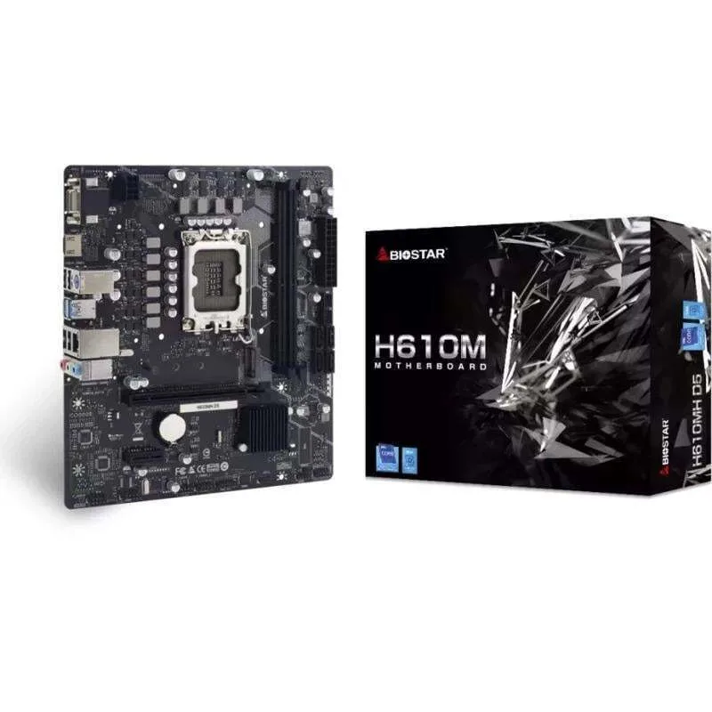 Biostar H610MHP 2.0 Motherboard Micro ATX με Intel 1700 Socket - Image 1