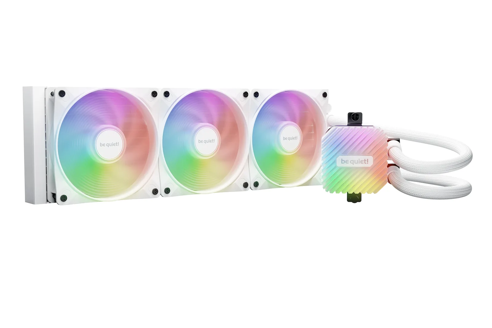 Be Quiet Light Loop Υδρόψυξη Επεξεργαστή Τριπλού Ανεμιστήρα 120mm για Socket AM4/AM5/1700/1200/115x με RGB Φωτισμό Λευκή - Image 1