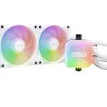 Be Quiet Light Loop Υδρόψυξη Επεξεργαστή Διπλού Ανεμιστήρα 120mm για Socket AM4/AM5/1700/1200/115x με ARGB Φωτισμό Λευκή