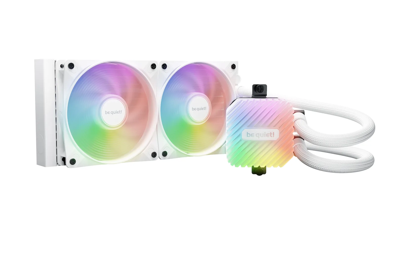 Be Quiet Light Loop Υδρόψυξη Επεξεργαστή Διπλού Ανεμιστήρα 120mm για Socket AM4/AM5/1700/1200/115x με ARGB Φωτισμό Λευκή - Image 1
