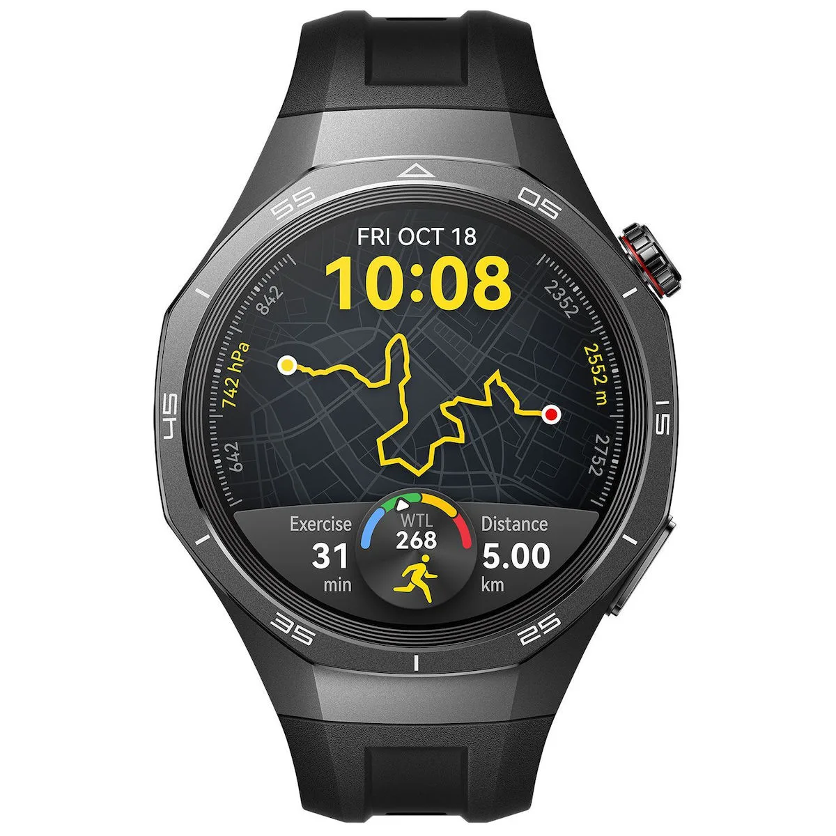 Huawei Watch GT 5 Pro Titanium 46mm Αδιάβροχο με Παλμογράφο (Μαύρο) - Image 1