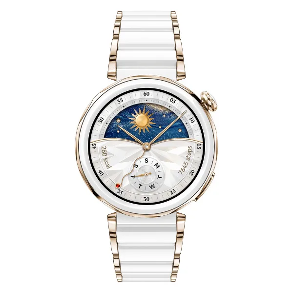 20240920135114_huawei_watch_gt_5_pro_ceramic_42mm_adiavrocho_me_palmografo_ceramic_white Huawei Watch GT 5 Pro Ceramic 42mm Αδιάβροχο με Παλμογράφο (Ceramic White) - Image 1
