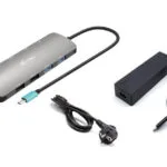i-tec Metal Nano USB-C Docking Station με HDMI 4K PD Ethernet και σύνδεση 2 Οθονών Ασημί