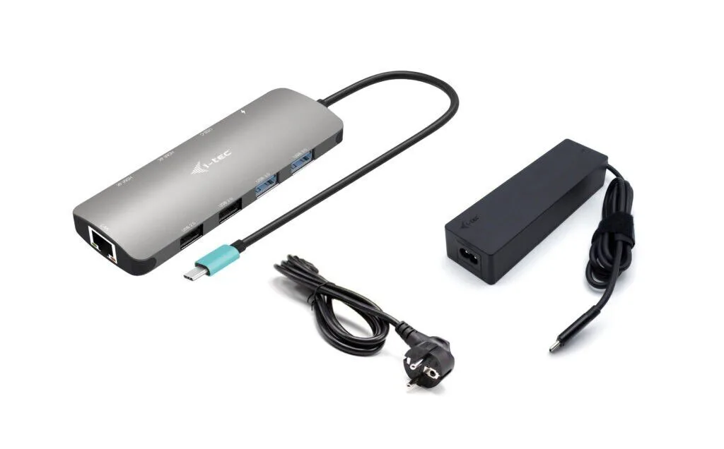 i-tec Metal Nano USB-C Docking Station με HDMI 4K PD Ethernet και σύνδεση 2 Οθονών Ασημί - Image 1