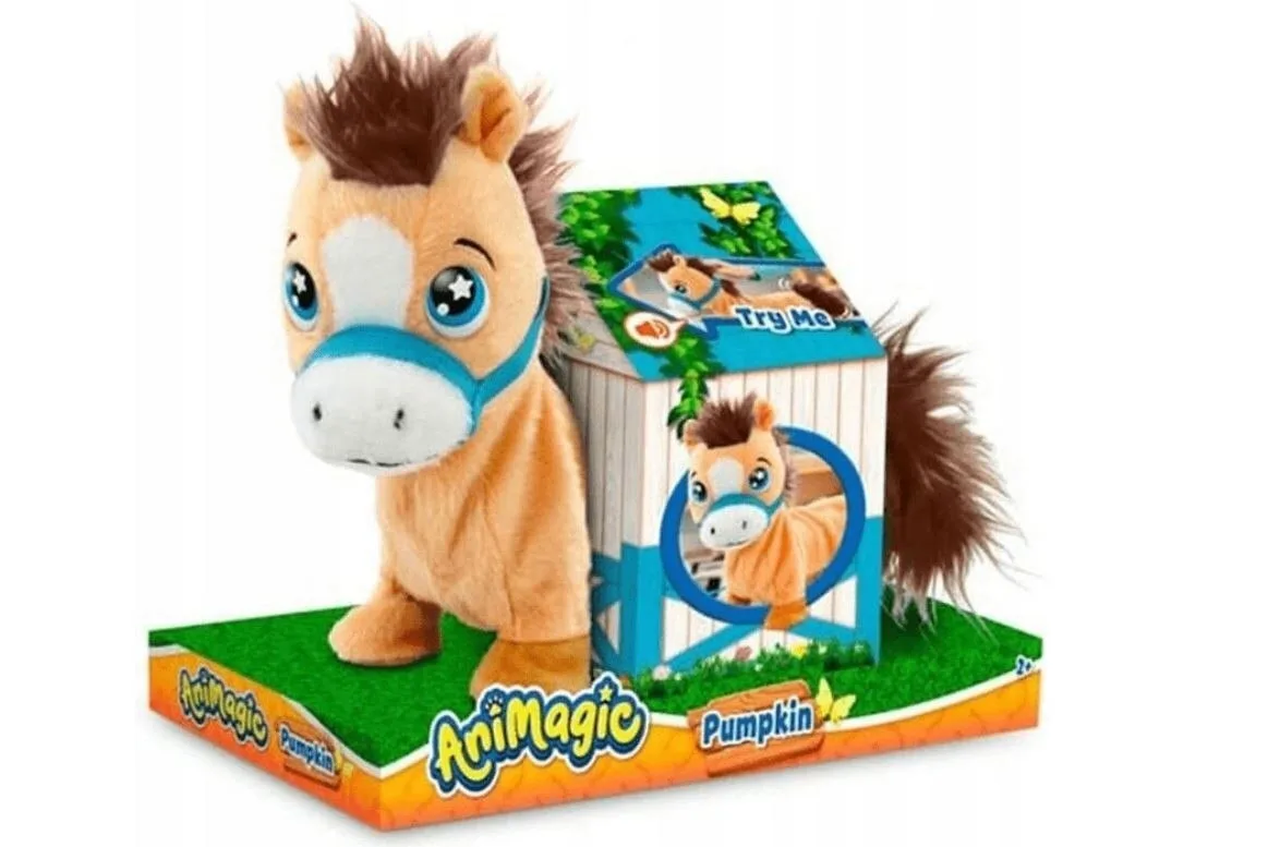 20240923173219_animagic_interactive_pony_pumpkin Goliath Λούτρινο για 2+ Ετών - Image 1