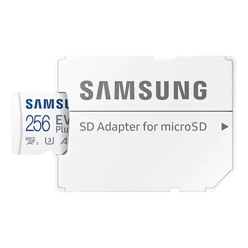 Samsung Evo Plus (2024) microSDXC 256GB Class 10 U3 V30 A2 UHS-I με αντάπτορα - Image 1