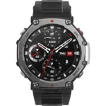 Amazfit T-Rex 3 Stainless Steel 48mm Αδιάβροχο Smartwatch με Παλμογράφο (Onyx)