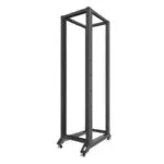 Lanberg Επιδαπέδια Καμπίνα Rack 42U Μαύρο