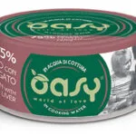 Oasy Love Υγρή Τροφή για Ενήλικες Γάτες σε Κονσέρβα με Κοτόπουλο, Συκώτι, Ψάρια και Ρύζι χωρίς Σιτηρά & Γλουτένη 70gr