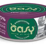 Oasy Love Υγρή Τροφή για Ενήλικες Γάτες σε Κονσέρβα με Τόνο, Σαρδέλα, Ψάρια και Ρύζι χωρίς Σιτηρά & Γλουτένη 70gr