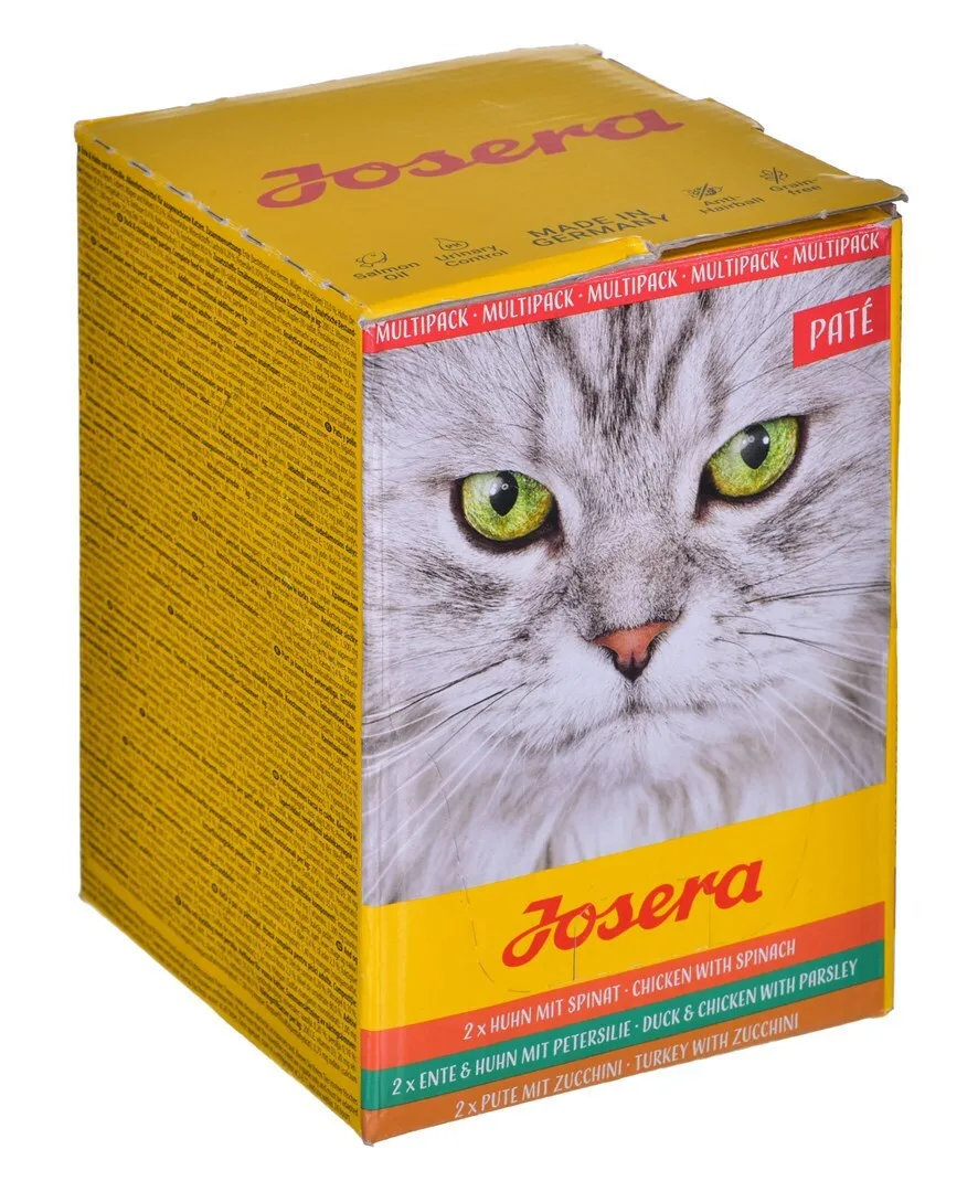 Josera Υγρή Τροφή για Ενήλικες Γάτες σε Φακελάκι με Κοτόπουλο, Πάπια, Γαλοπούλα, Τόνο, Συκώτι και Σολομό χωρίς Σιτηρά 6x85gr - Image 1