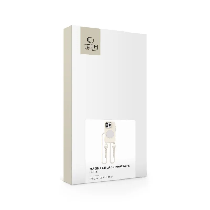 20240927145216_7122d133 Tech-Protect Magnecklace Back Cover Σιλικόνης Μπεζ (iPhone 16 Pro Max) - Image 1