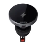 Aukey Βάση Κινητού Αυτοκινήτου με Μαγνήτη και Ασύρματη Φόρτιση Μαύρη 940Y93