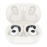 Hoco EQ8 In-ear Bluetooth Handsfree Ακουστικά με Θήκη Φόρτισης Milky White