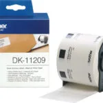 Brother DK-11209 DK-11209 800 Αυτοκόλλητες Ετικέτες σε Ρολό για Εκτυπωτή Ετικετών 62x29mm