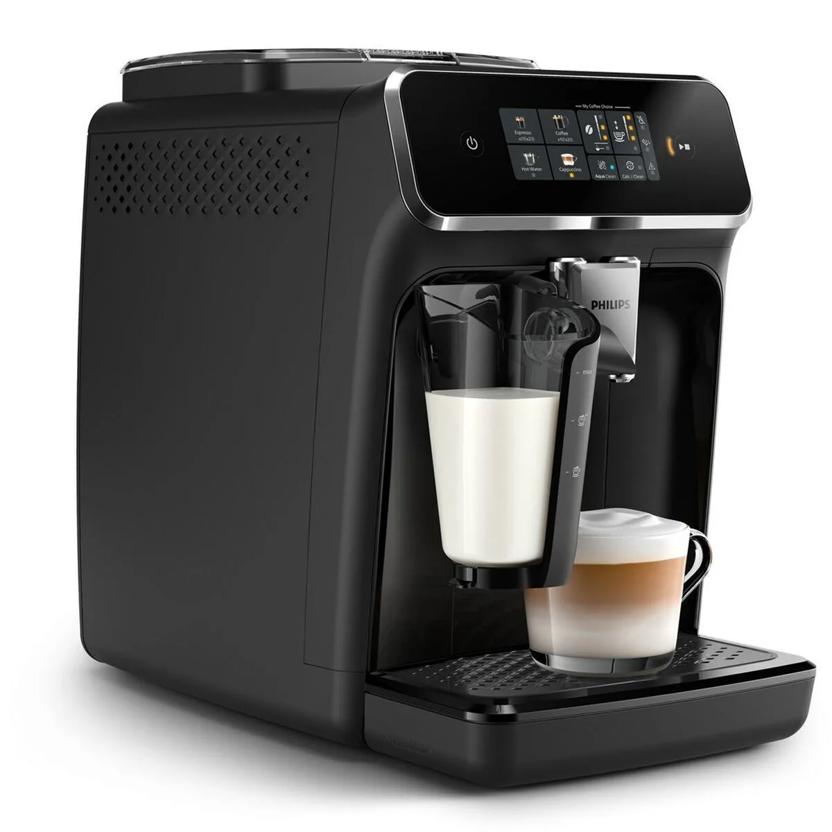 20241001125651_philips_ep2331_10_aytomati_michani_espresso_1500w_piesis_15bar_gia_cappuccino_me_mylo_alesis_mayri Philips Series 2300 Αυτόματη Μηχανή Espresso 1500W Πίεσης 15bar για Cappuccino με Μύλο Άλεσης Μαύρη - Image 1