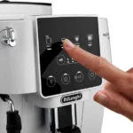 De'Longhi Magnifica Αυτόματη Μηχανή Espresso 1450W Πίεσης 15bar με Μύλο Άλεσης Λευκή