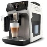Philips Series 5500 Αυτόματη Μηχανή Espresso 1500W Πίεσης 15bar για Cappuccino με Μύλο Άλεσης Λευκή