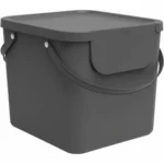 Rotho Babydesign Albula Κάδος Απορριμμάτων Πλαστικός Γκρι 40x34x35.8cm 1034408853