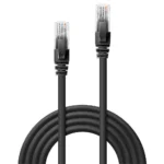 Lindy S/FTP Cat.6 Καλώδιο Δικτύου Ethernet 1m Μαύρο (48077)