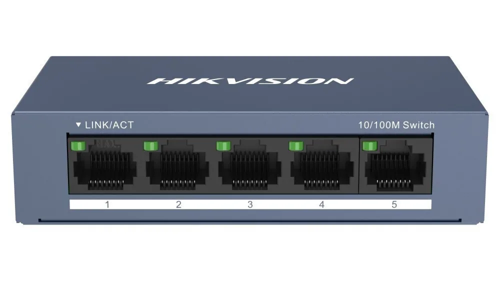 20241001172119_hikvision_ds_3e0105_o_unmanaged_l2_switch_me_5_thyres_gigabit_1gbps_ethernet Hikvision Pro Series Unmanaged L2 Switch με 5 Θύρες Ethernet - Image 1