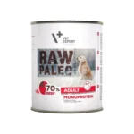 VetExpert Raw Paleo Υγρή Τροφή Σκύλων σε Κονσέρβα με Βοδινό και Κρέας χωρίς Σιτηρά & Γλουτένη 800gr