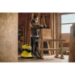 Karcher WD 4 P V-20/5/22 Σκούπα Υγρών / Στερεών 1000W με Πλαστικό Κάδο 20lt