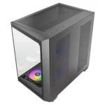 Antec C5 Gaming Midi Tower Κουτί Υπολογιστή με Πλαϊνό Παράθυρο και RGB Φωτισμό Μαύρο