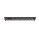 Brennenstuhl Alu Line Πολύπριζο Rack 8-WAY 1τμχ