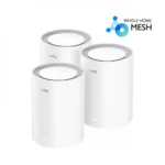 Cudy M3000 v2 WiFi Mesh Network Access Point Wi‑Fi 6 Dual Band (2.4 & 5GHz) σε Τριπλό Kit Λευκό
