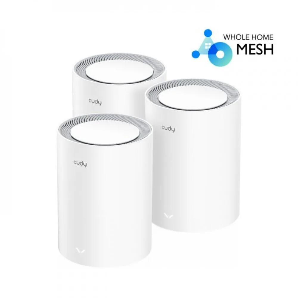 20241002162925_cudy_m3000_v2_wifi_mesh_network_access_point_wi_fi_6_dual_band_2_4_5ghz_se_triplo_kit_leyko Cudy M3000 v2 WiFi Mesh Network Access Point Wi‑Fi 6 Dual Band (2.4 & 5GHz) σε Τριπλό Kit Λευκό - Image 1