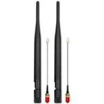 Qoltec 57046 Wi-fi Antenna 2.4/2.5 Ghz 5.1/5.8 Ghz 5dbi Omnidirectional Indoor