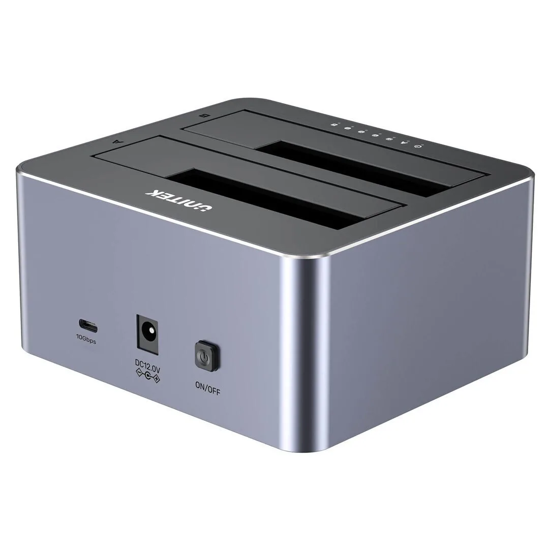 20241003105326_66e12e32 Unitek Docking Station για 2 Σκληρούς Δίσκους SATA 3.5" με σύνδεση USB-C - Image 1