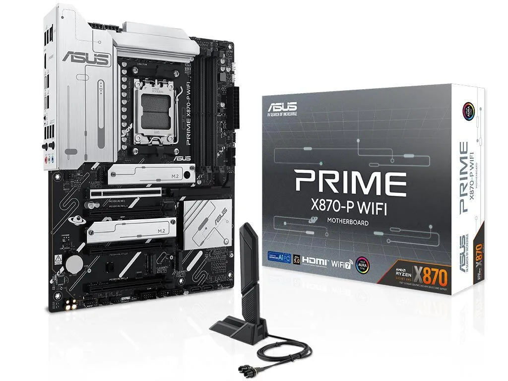 Asus PRIME X870-P WIFI Motherboard ATX με AMD AM5 Socket 90MB1IS0-M0EAY0 - Image 1