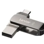 Lexar D400 Dual 64GB USB 3.1 Stick με σύνδεση USB-A & USB-C Γκρι
